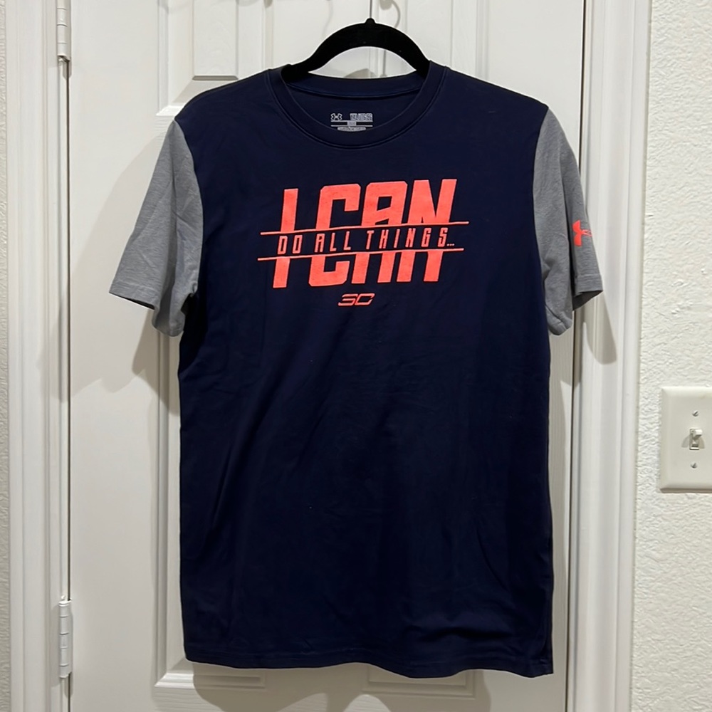 Under Armour Steph Curry I Can Do All Things T-Shirt Size YXL EUC